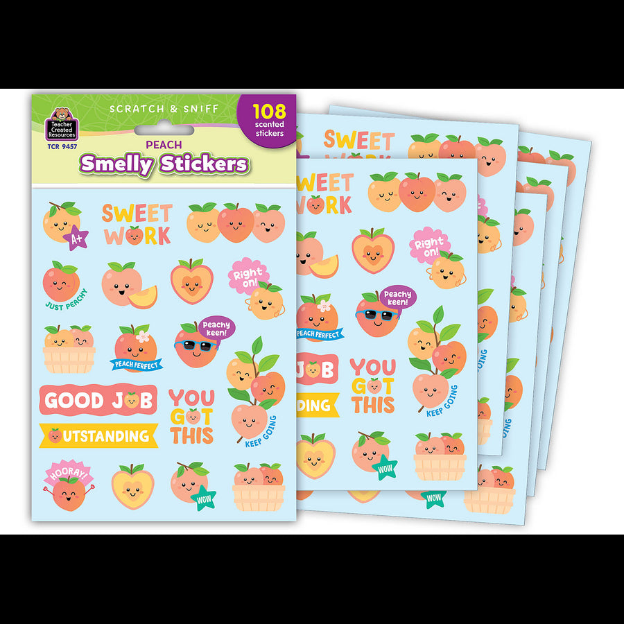 Peach Smelly Stickers