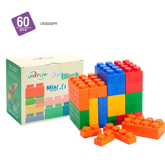 Plump & Basic Soft Building Blocks (60 Pieces)