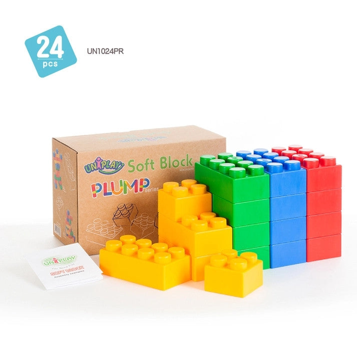 Plump Jumbo Soft Building Blocks (24 Pieces) – Sonsuh Educational ...