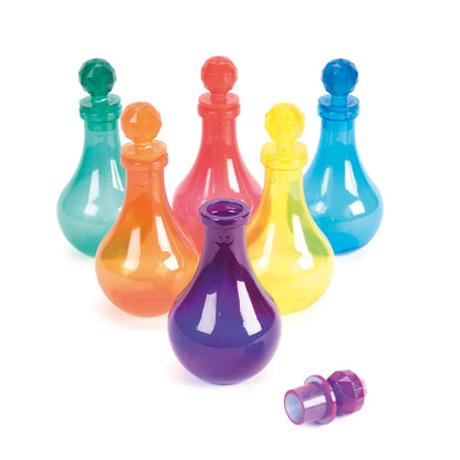 Coloured Plastic Potion Bottle - Single