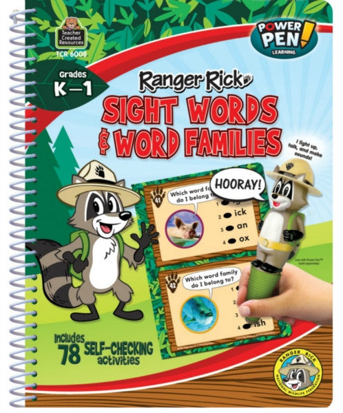 Power Pen Sight Words/Word Families-Ranger Rick
