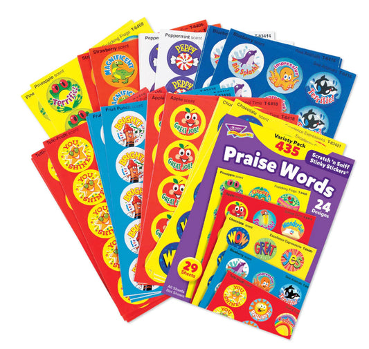 Praise Words Scratch 'n Sniff Stinky Stickers® Variety Pack