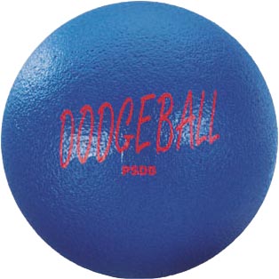 Perma-Skin Foam Dodgeball - 6.3" - Blue