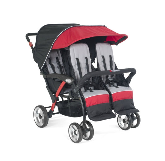 Quad Sport 4-Passenger Stroller (Red)