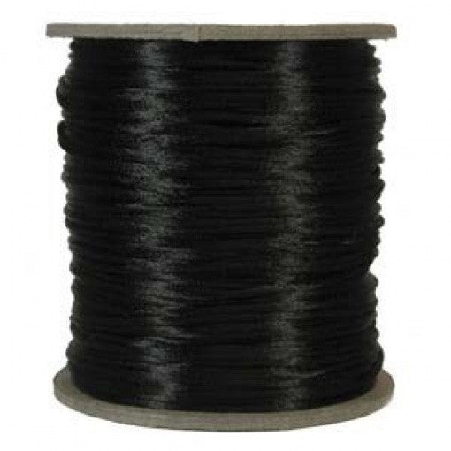 Rattail Black. 100 Meter Roll