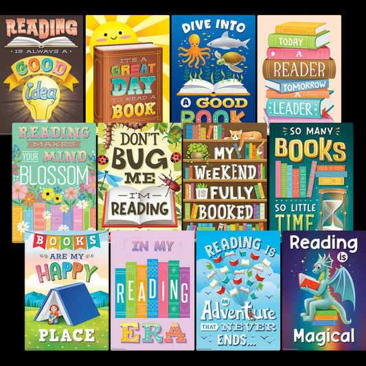 Reading Is Fun Small Poster Pack