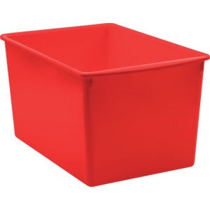 Red Plastic Multi-Purpose Bin