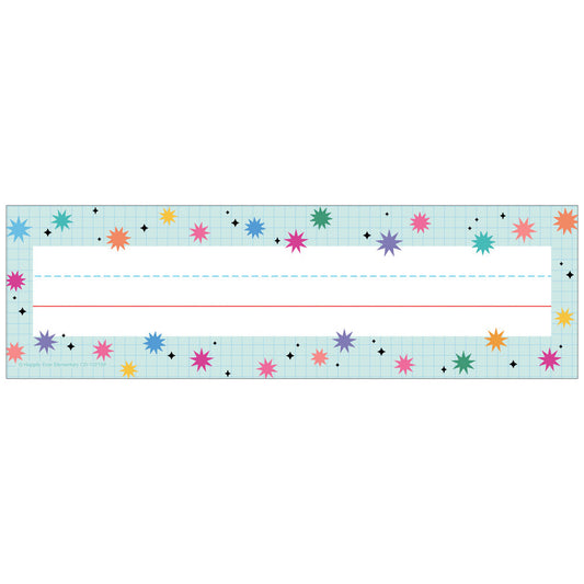 Retro Remix Name Plates (36 pack)