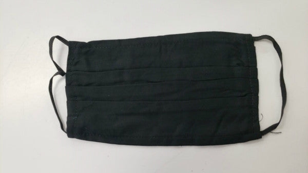 Reusable Fibre Black Face Mask 3PK