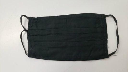 Reusable Fibre Black Face Mask 3PK