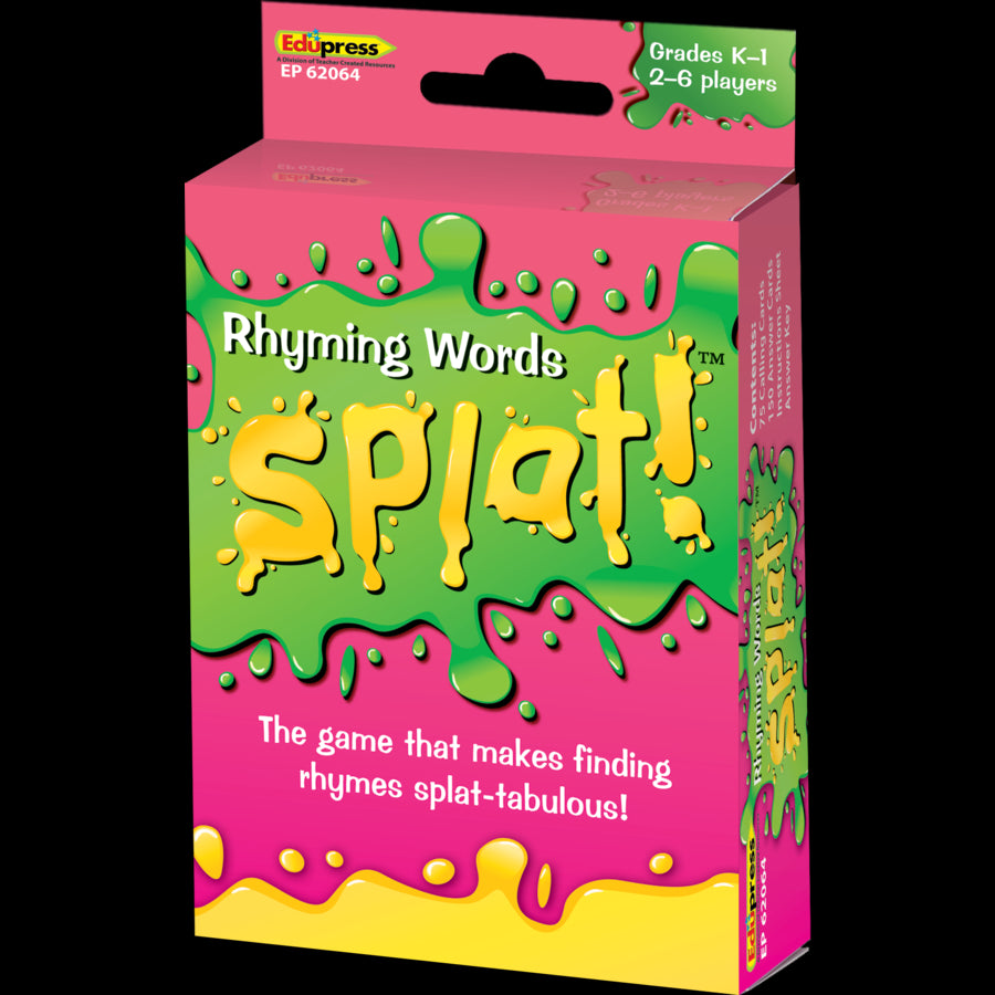 Rhyming Words Splat Game
