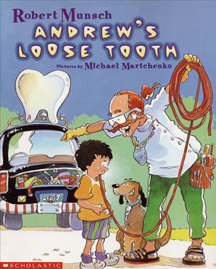 Robert Munsch - Paperback Book - Andrew's Loose Tooth