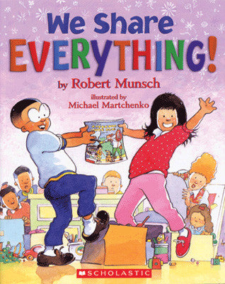 Robert Munsch - Paperback Book - We Share Everything