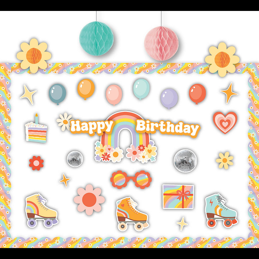 Roller Disco Birthday Create & Decorate Quick Kit