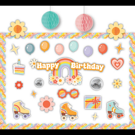 Roller Disco Birthday Create & Decorate Quick Kit