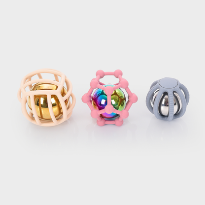 SiliSoft Sensory Steel Balls - Earth - 6 Pieces