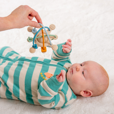 SiliSoft Fidget Rattle - Neutral