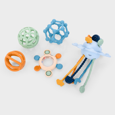 SiliSoft Sensory Set - Neutral - 5 Pieces