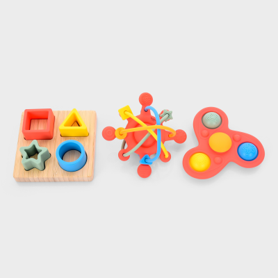 SiliSoft Sensory Set - Rainbow - 3 Pieces
