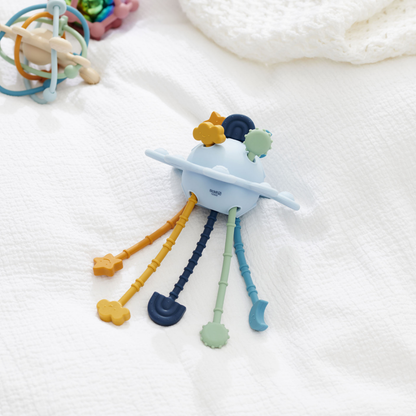 Silisoft Zip Pull Toy - Neutral