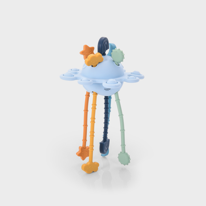 Silisoft Zip Pull Toy - Neutral