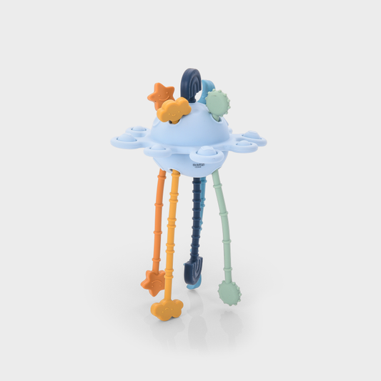 Silisoft Zip Pull Toy - Neutral