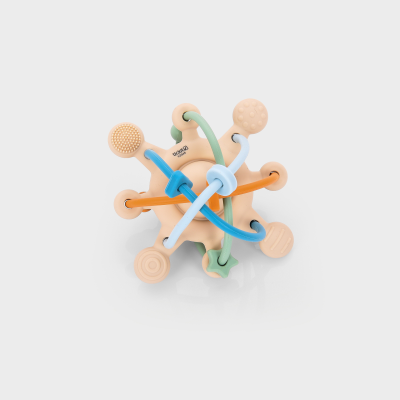 SiliSoft Fidget Rattle - Neutral