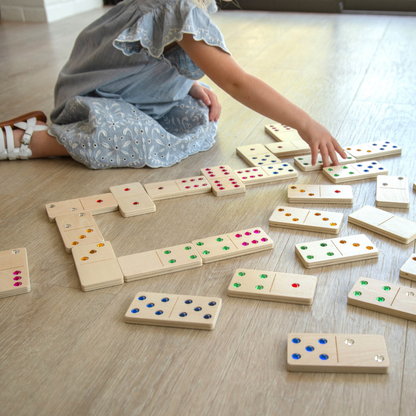 Wooden Jewel Dominoes