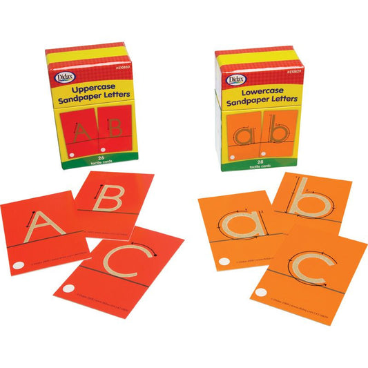 Sandpaper Tactile Letter-Uppercase & Lowercase