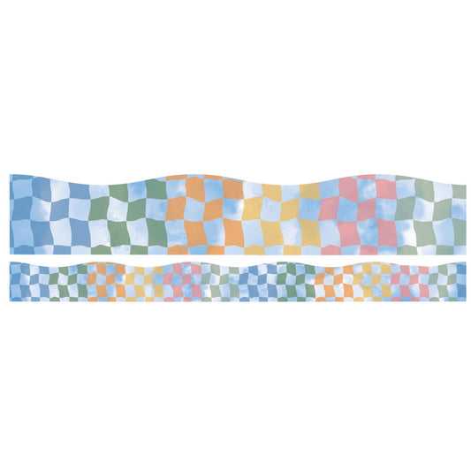 S'Cool Era Rainbow Checkered Sky Trimmer 37'