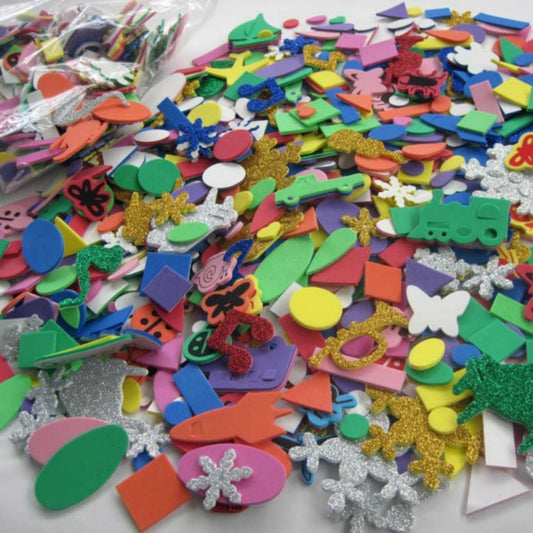 Self-Adhesive Foam Shapes Class Pack (150 grams)