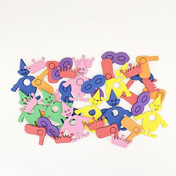 Self Adhesive Glitter Foam Shapes- Purim (40 pk)