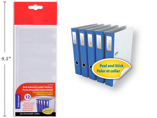Self Adhesive Labels 12 pieces