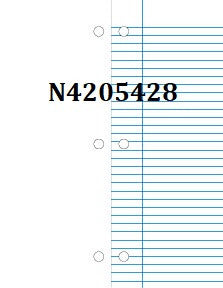 Senior Exercise Books - 8.5"x11" (3 holes, 40 pages, 25/pk)