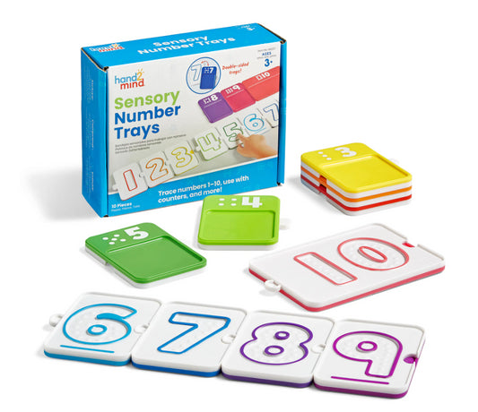 Sensory Number Trays