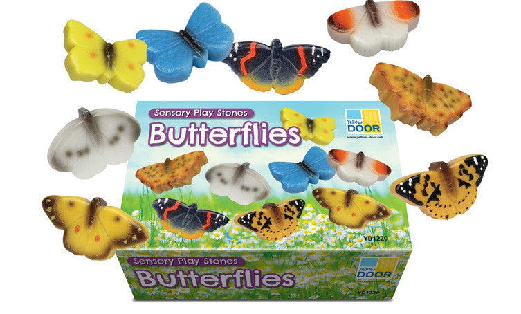 Sensory Play Stones - Butterflies