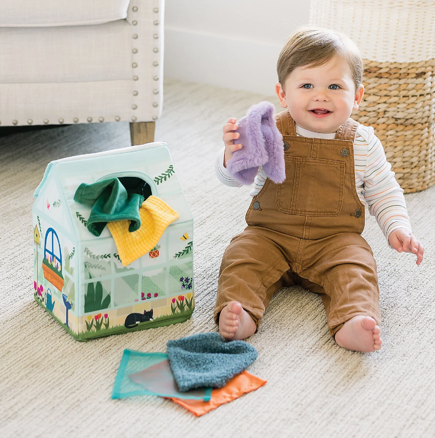 Sensory Sprouts Peek & Pull Tissue Box