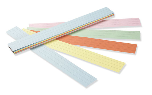 Sentence Strips Tagboard- 5 Assorted Colours (100 Pack)