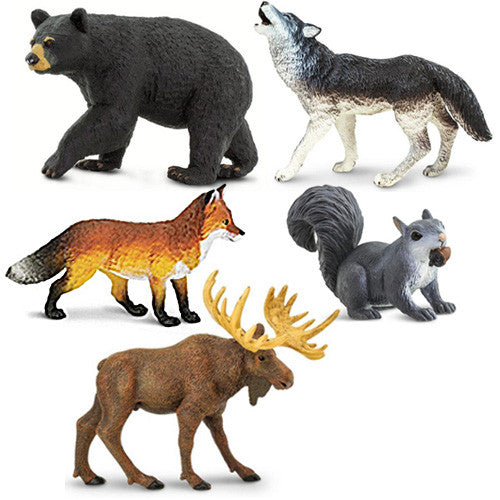 Set Of North American Animals 5 Pack