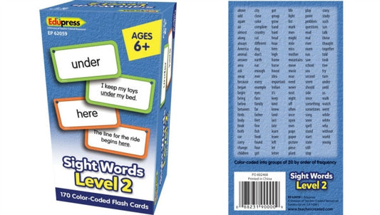 Sight Words Flash Cards Set2