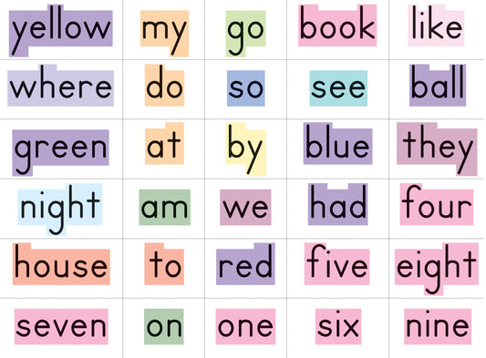 Sight Words in a Flash™ Word Walls - Grades K-1