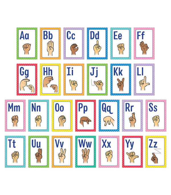 Sign Language Alphabet Poster Set of 26. – Sonsuh Educational Supplies Inc.
