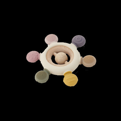 SiliSoft Rattle Teether - Earth