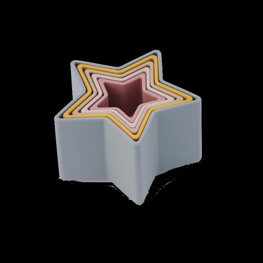 SiliSoft Star Stacking Silicone Cups (Earth)