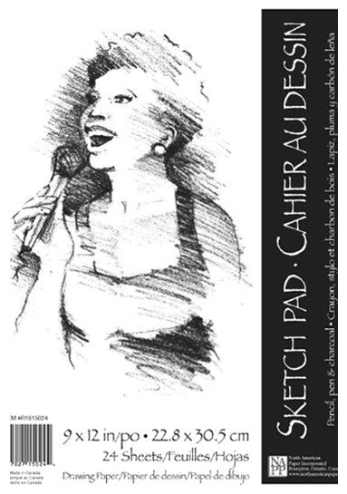 Sketch Pads - 9" x 12" (24 Sheets)