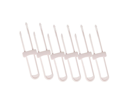 Sliding Locks -  6 Pack (White)