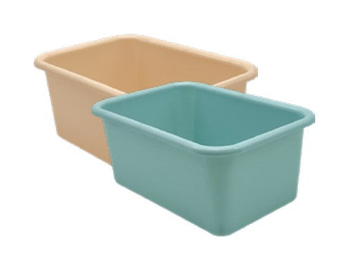 Small Plastic Storage Bins- Set of 2