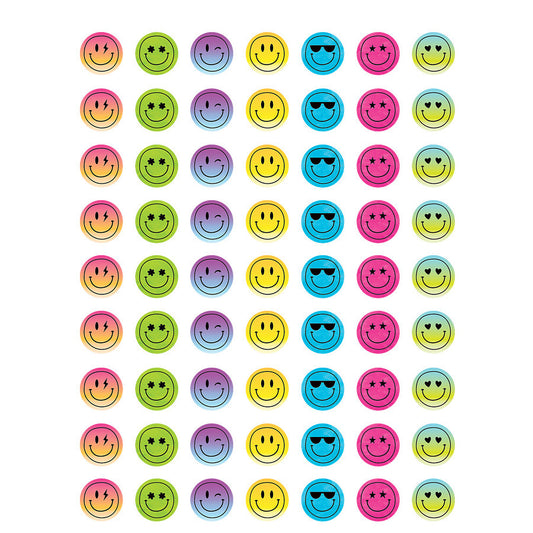 Smiley Faces Mini Stickers - 378 Pieces