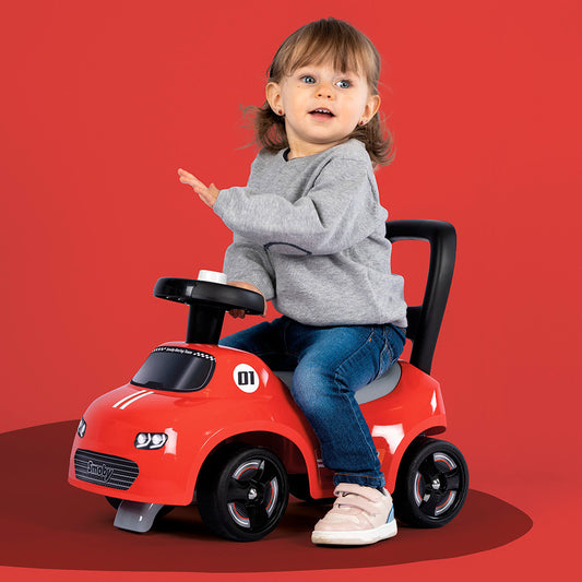 Smoby Auto 2-in-1 Ride On (Red)