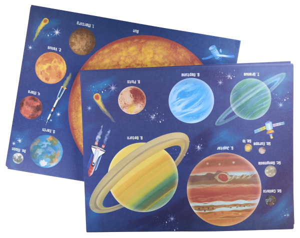Solar System Craft Paper (64 sheets) – Sonsuh Educational Supplies Inc.